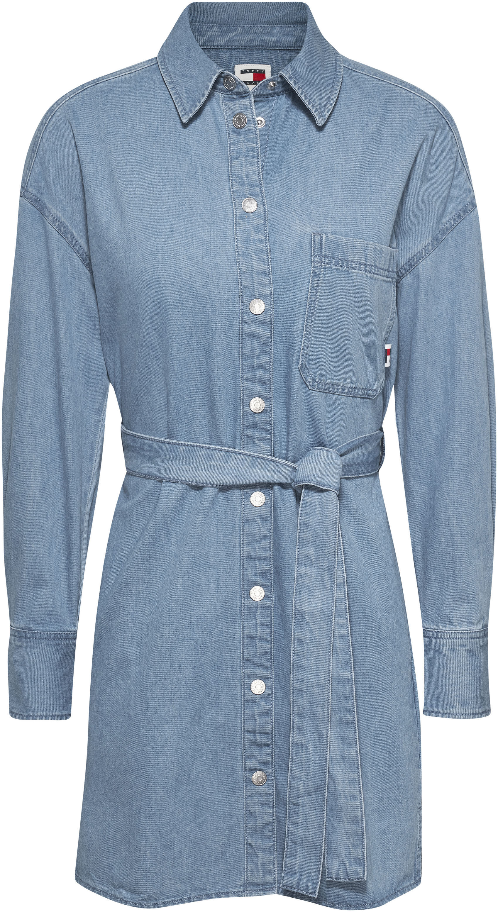 Tommy Jeans Jeanskleid "TJW BELTED DENIM SHIRT DRESS EXT" von Tommy Jeans