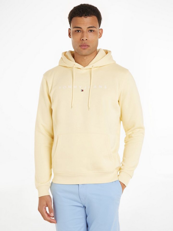 Tommy Jeans Kapuzensweatshirt TJM REG LINEAR LOGO HOODIE EXT mit Kordel von Tommy Jeans