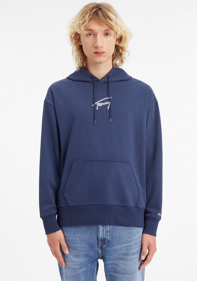 Tommy Jeans Kapuzensweatshirt TJM RLXD SIGNATURE HOODIE mit Kordelzug von Tommy Jeans