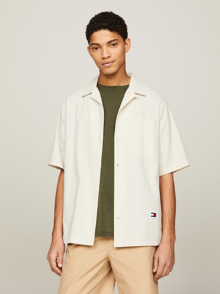 Tommy Jeans Kurzarmhemd TJM RLX SEERSUCKER CAMP SHIRT von Tommy Jeans