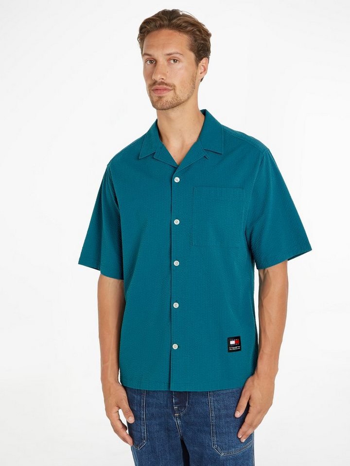 Tommy Jeans Kurzarmhemd TJM RLX SEERSUCKER CAMP SHIRT von Tommy Jeans