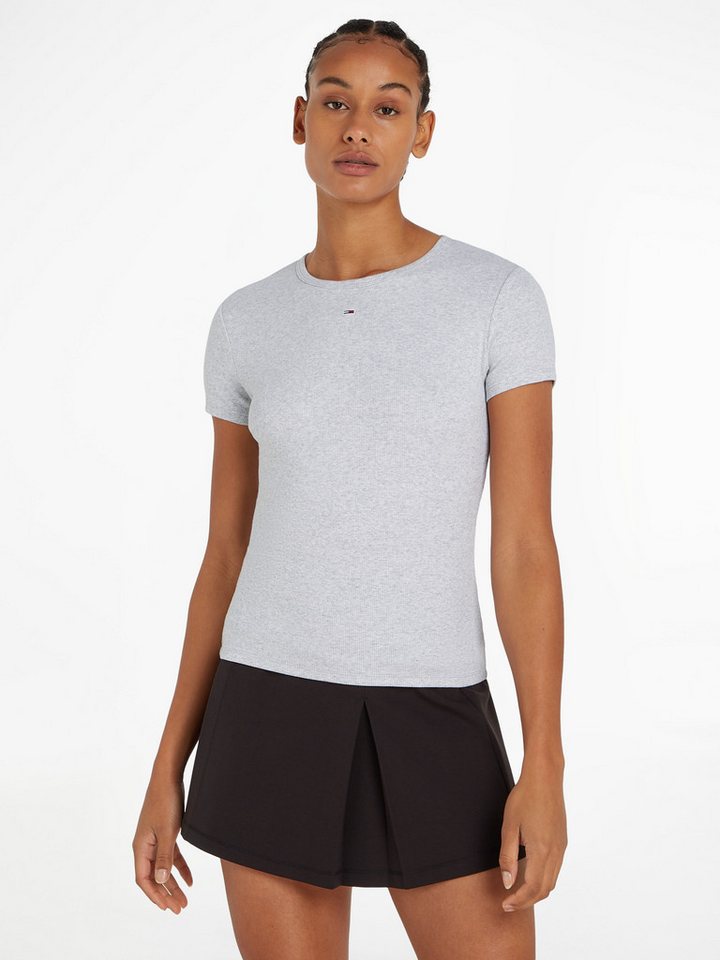 Tommy Jeans Kurzarmshirt TJW SLIM ESSENTIAL RIB SS EXT mit gerippter Struktur Tommy Jeans Kurzarmshirt TJW SLIM ESSENTIAL RIB SS EXT mit gerippter Struktur von Tommy Jeans