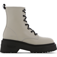 Tommy Jeans Lace Up Damen Sneaker - Grau - Größe 37 - Leder von Tommy Jeans