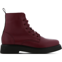 Tommy Jeans Lace Up Flat Damen Sneaker - Rot - Größe 41 - Leder von Tommy Jeans