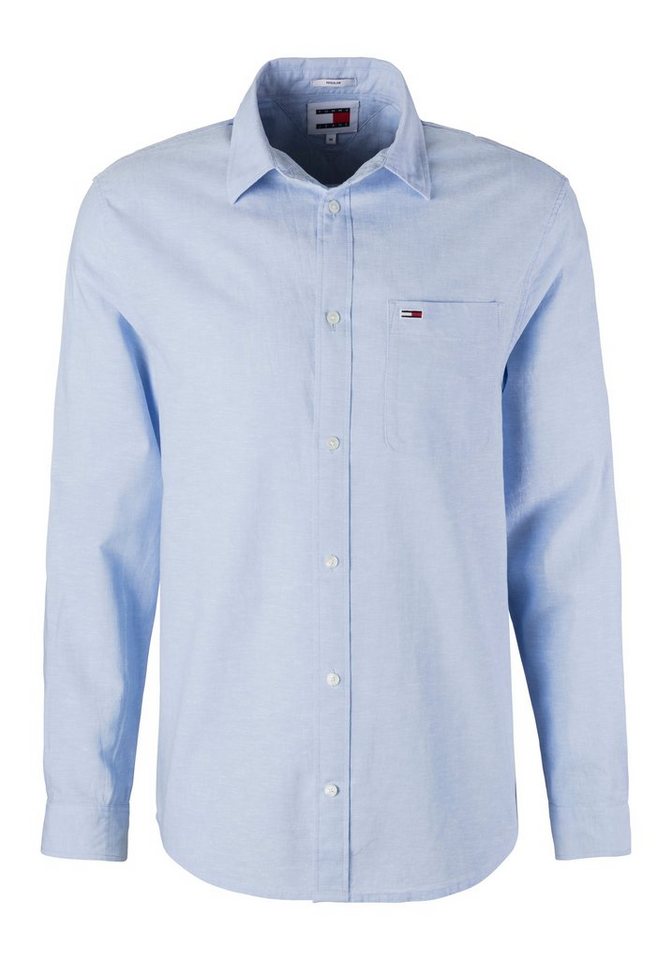 Tommy Jeans Langarmhemd TJM REG LINEN BLEND SHIRT von Tommy Jeans