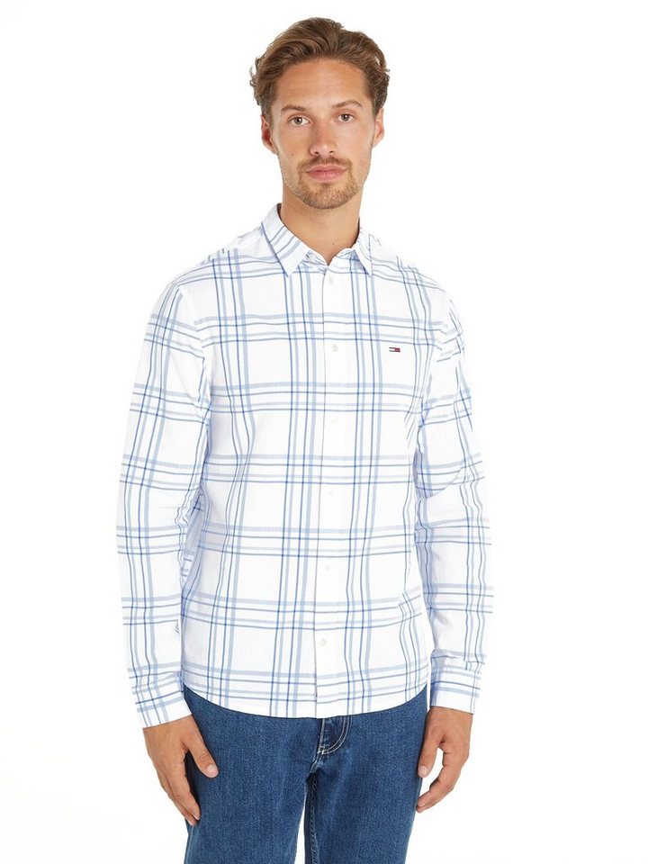 Tommy Jeans Langarmhemd TJM REG POPLIN CHECK SHIRT von Tommy Jeans