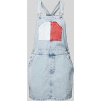 Tommy Jeans Latzkleid in Denim-Optik Modell 'DUNGAREE' in Hellblau, Größe S von Tommy Jeans