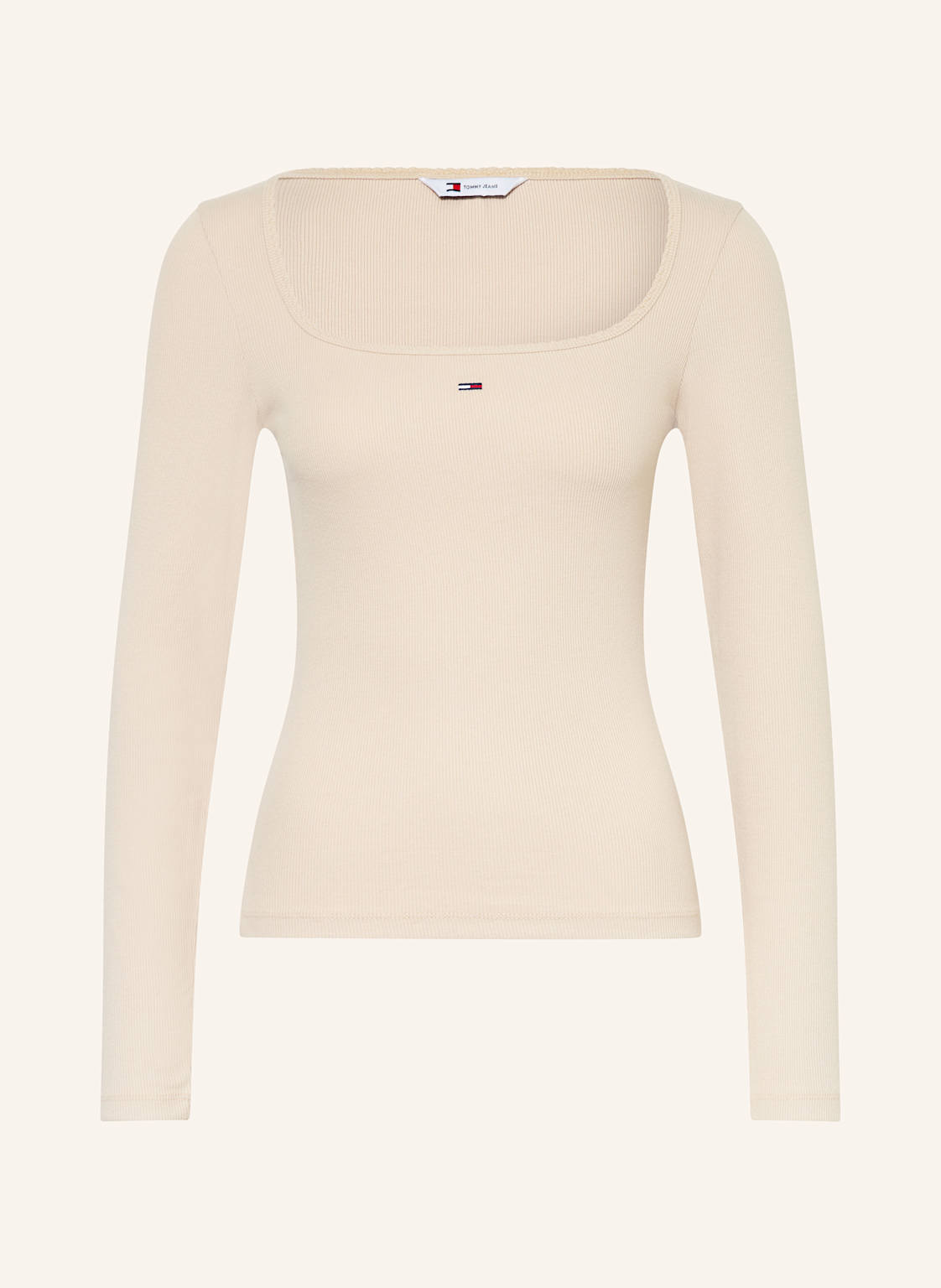 Tommy Jeans Longsleeve beige von Tommy Jeans