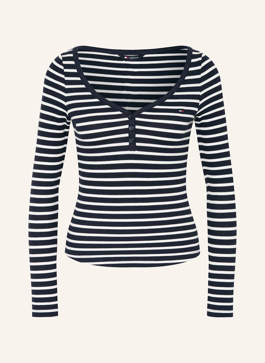 Tommy Jeans Longsleeve blau von Tommy Jeans