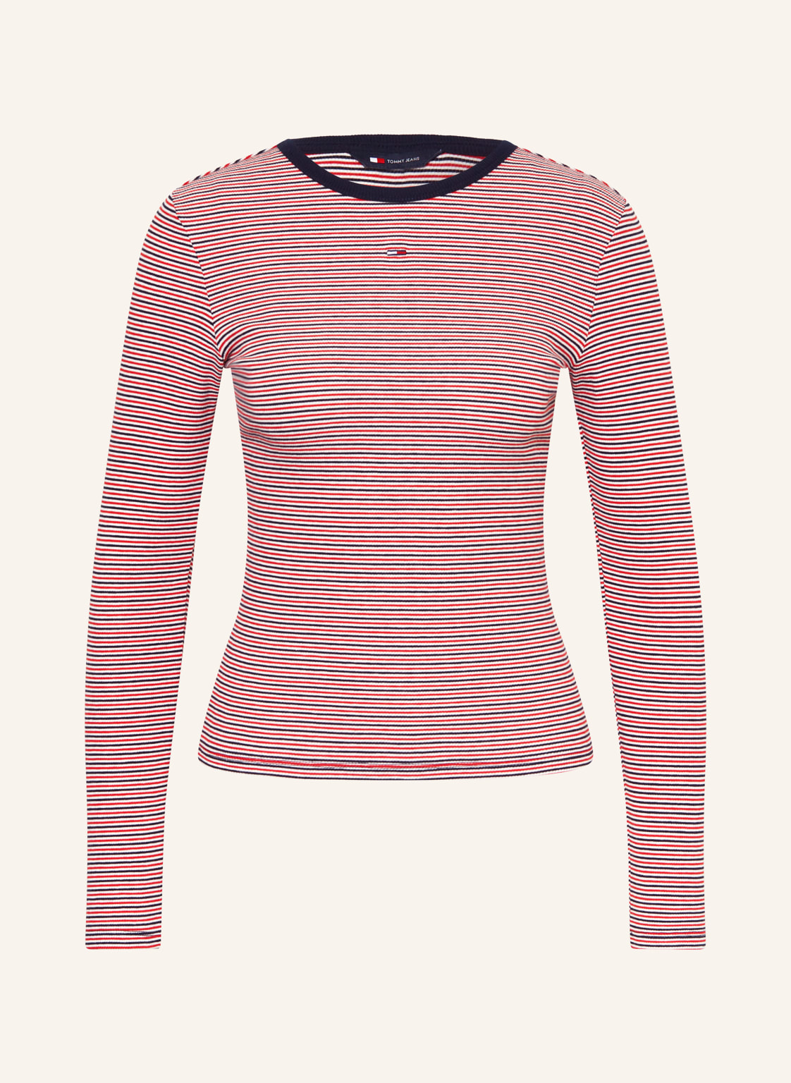 Tommy Jeans Longsleeve rot von Tommy Jeans