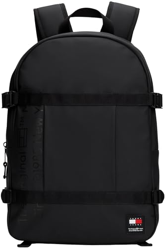 Tommy Jeans Men TJM DAILY + DOME BACKPACK, Black, One Size von Tommy Jeans