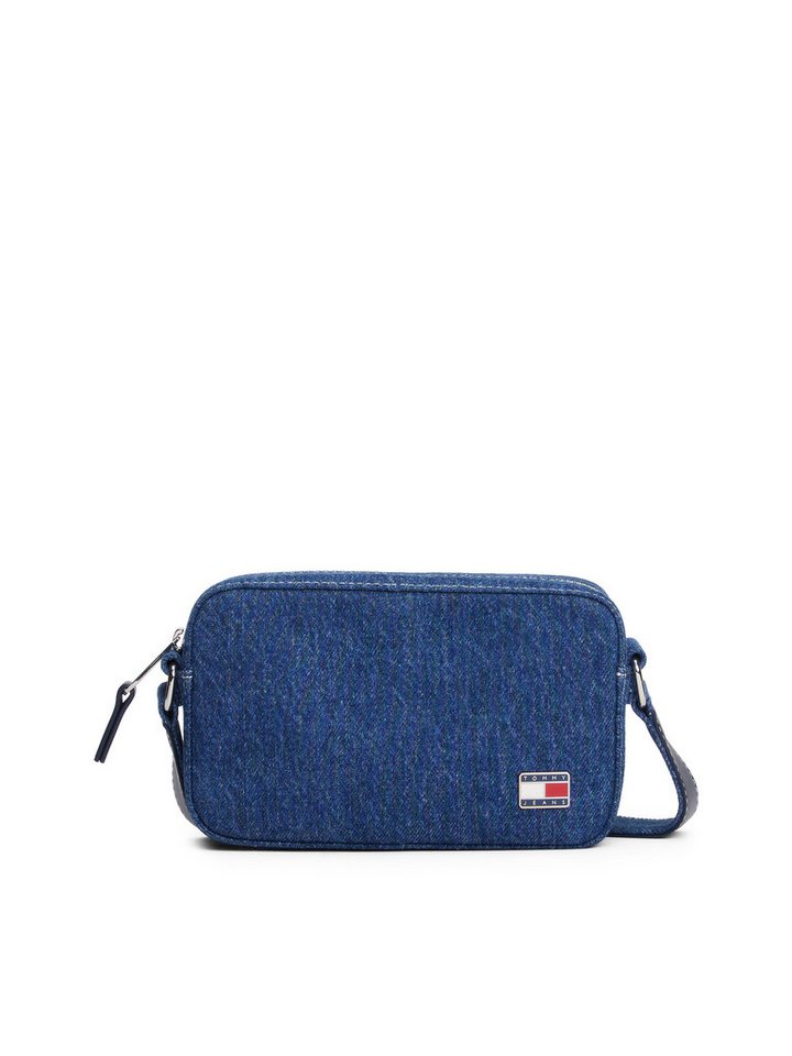 Tommy Jeans Mini Bag TJW COOL DENIM CAMERA BAG, Damen Schultertasche, Minibag, Umhängetasche mit Logoflagge von Tommy Jeans
