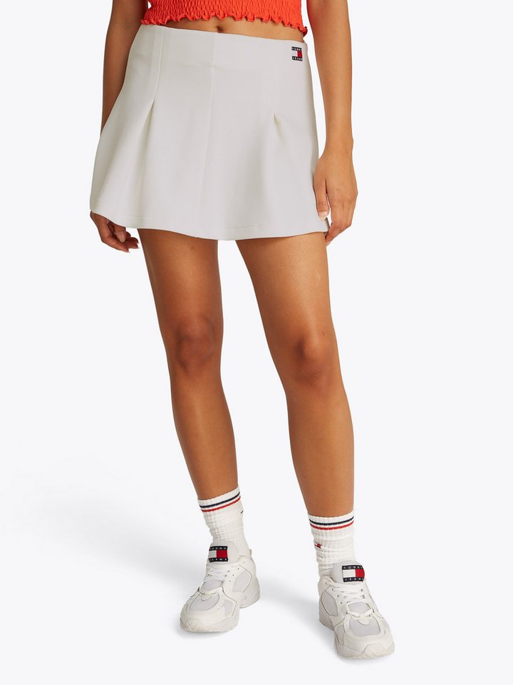 Tommy Jeans Minirock TJW PIQUE BADGE F&F SKIRT EXT mit Logo-Badge, Pique-Qualität, Fit & Flare von Tommy Jeans