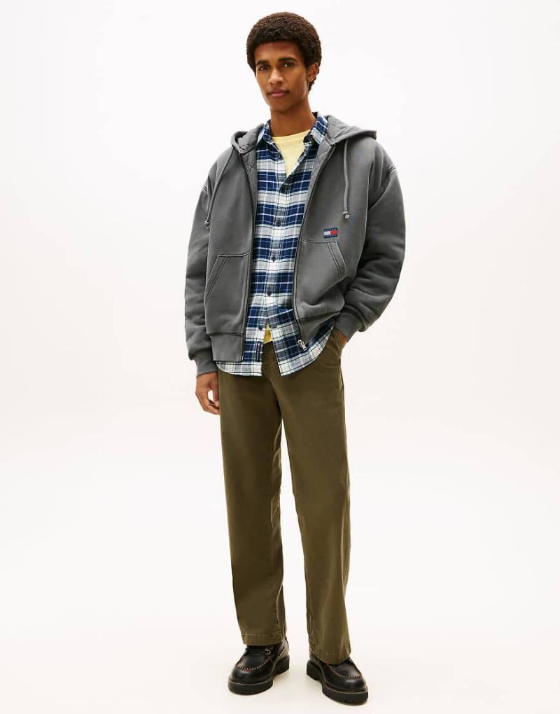 Tommy Jeans - Otis - Regular-Fit-Chinohose aus Twill in Olivgrün von Tommy Jeans