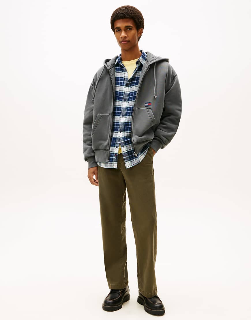 Tommy Jeans - Otis - Regular-Fit-Chinohose aus Twill in Olivgrün von Tommy Jeans