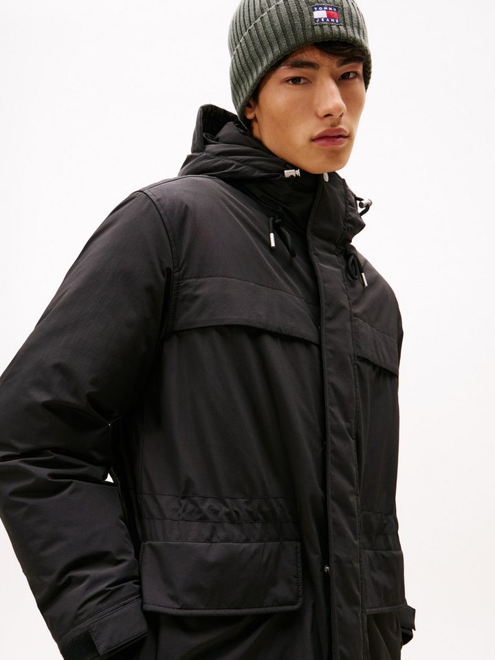 Tommy Jeans Parka TJM CITY READY wasserabweisend, relaxed fit, mit fester Kapuze, Winterjacke von Tommy Jeans