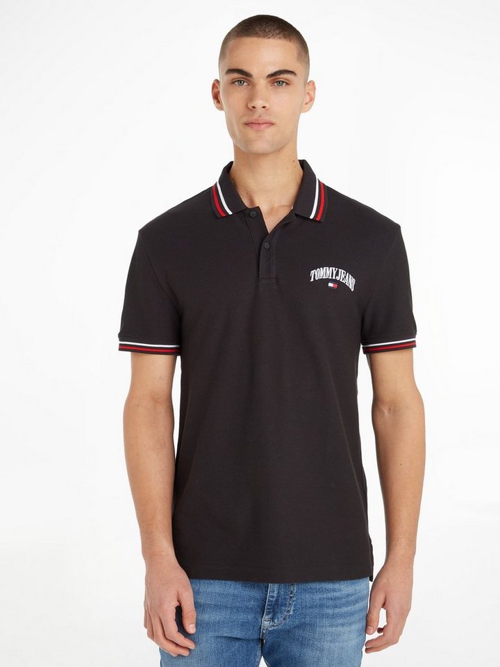 Tommy Jeans Poloshirt TJM CLSC GRAPHIC TIPPED POLO von Tommy Jeans