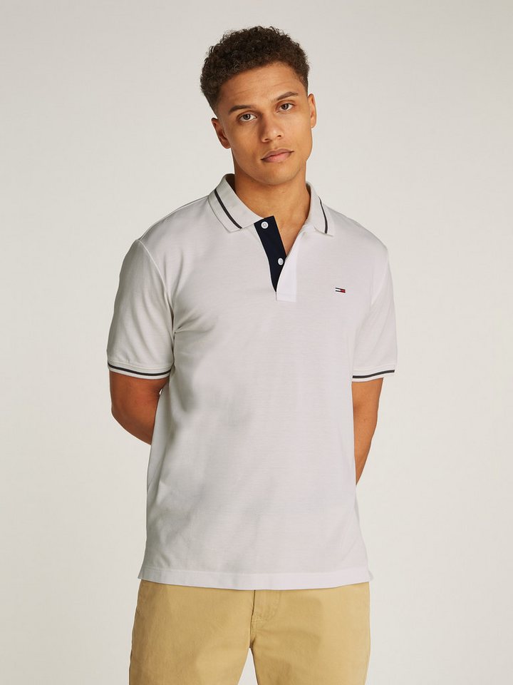 Tommy Jeans Poloshirt TJM REG TIPPED POLO mit Streifendetails von Tommy Jeans