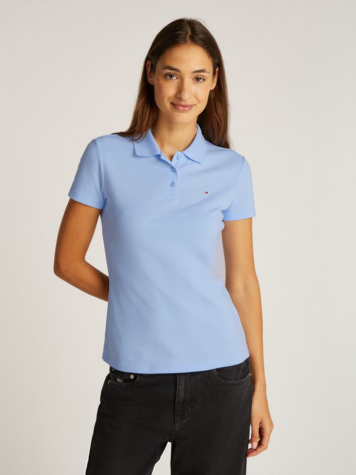 Tommy Jeans Poloshirt TJW SLIM ESSENTIAL POLO SS mit Logostickerei Tommy Jeans Poloshirt TJW SLIM ESSENTIAL POLO SS mit Logostickerei von Tommy Jeans