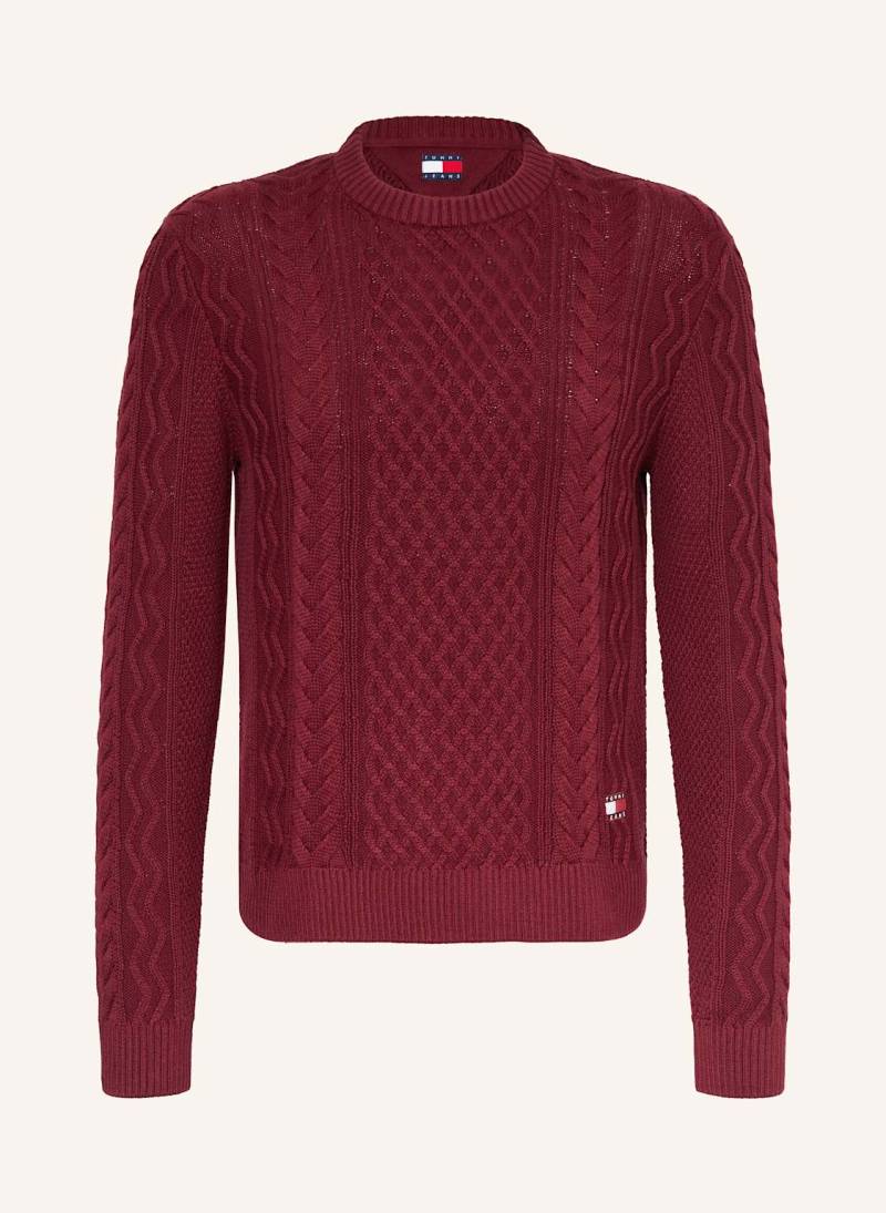 Tommy Jeans Pullover rot von Tommy Jeans