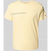 Tommy Jeans Regular Fit T-Shirt aus reiner Baumwolle in Gelb, Größe XXL von Tommy Jeans