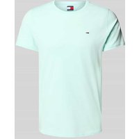 Tommy Jeans Regular Fit T-Shirt aus reiner Baumwolle in Tuerkis, Größe XL von Tommy Jeans