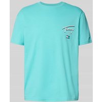 Tommy Jeans Regular Fit T-Shirt aus reiner Baumwolle in Tuerkis, Größe XL Tommy Jeans Regular Fit T-Shirt aus reiner Baumwolle in Tuerkis, Größe XL von Tommy Jeans