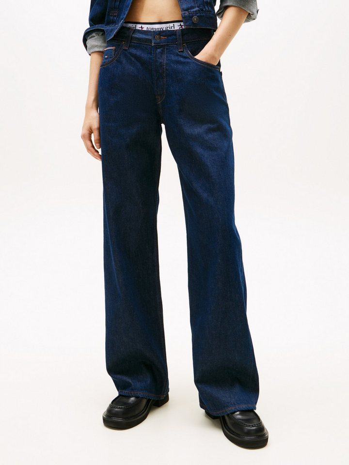 Tommy Jeans Relax-fit-Jeans MIA MR RLXD STR in blauer Waschung, mit Hammerschlaufe von Tommy Jeans