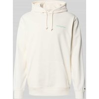 Tommy Jeans Relaxed Fit Hoodie aus reiner Baumwolle in Offwhite, Größe XL von Tommy Jeans