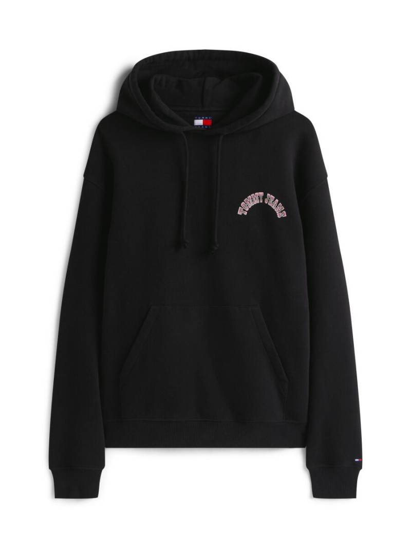 Tommy Jeans - Relaxed Fit Hoodie mit Rücken-Grafik schwarz - Gr. - L von Tommy Jeans