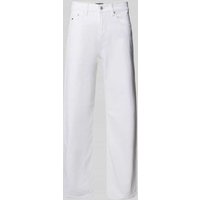 Tommy Jeans Relaxed Fit Straight Fit Jeans aus Baumwoll-Mix Modell 'OTIS' in Offwhite, Größe 32/34 von Tommy Jeans