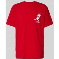 Tommy Jeans Relaxed Fit T-Shirt aus reiner Baumwolle in Rot, Größe XS Tommy Jeans Relaxed Fit T-Shirt aus reiner Baumwolle in Rot, Größe XS von Tommy Jeans
