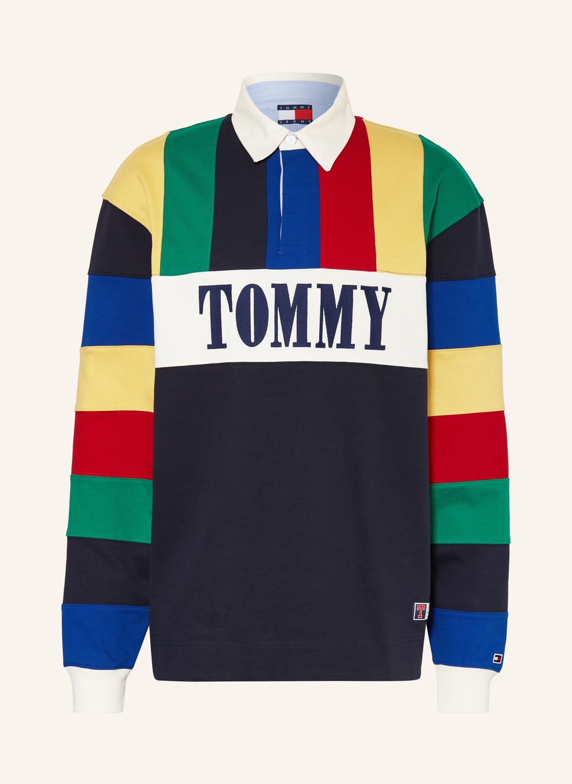 Tommy Jeans Rugbyshirt blau von Tommy Jeans