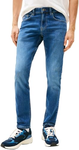 Tommy Jeans Scanton Slim Dh0235 Schmal, Herren, Denim (Denim Medium), 34W / 36L von Tommy Jeans