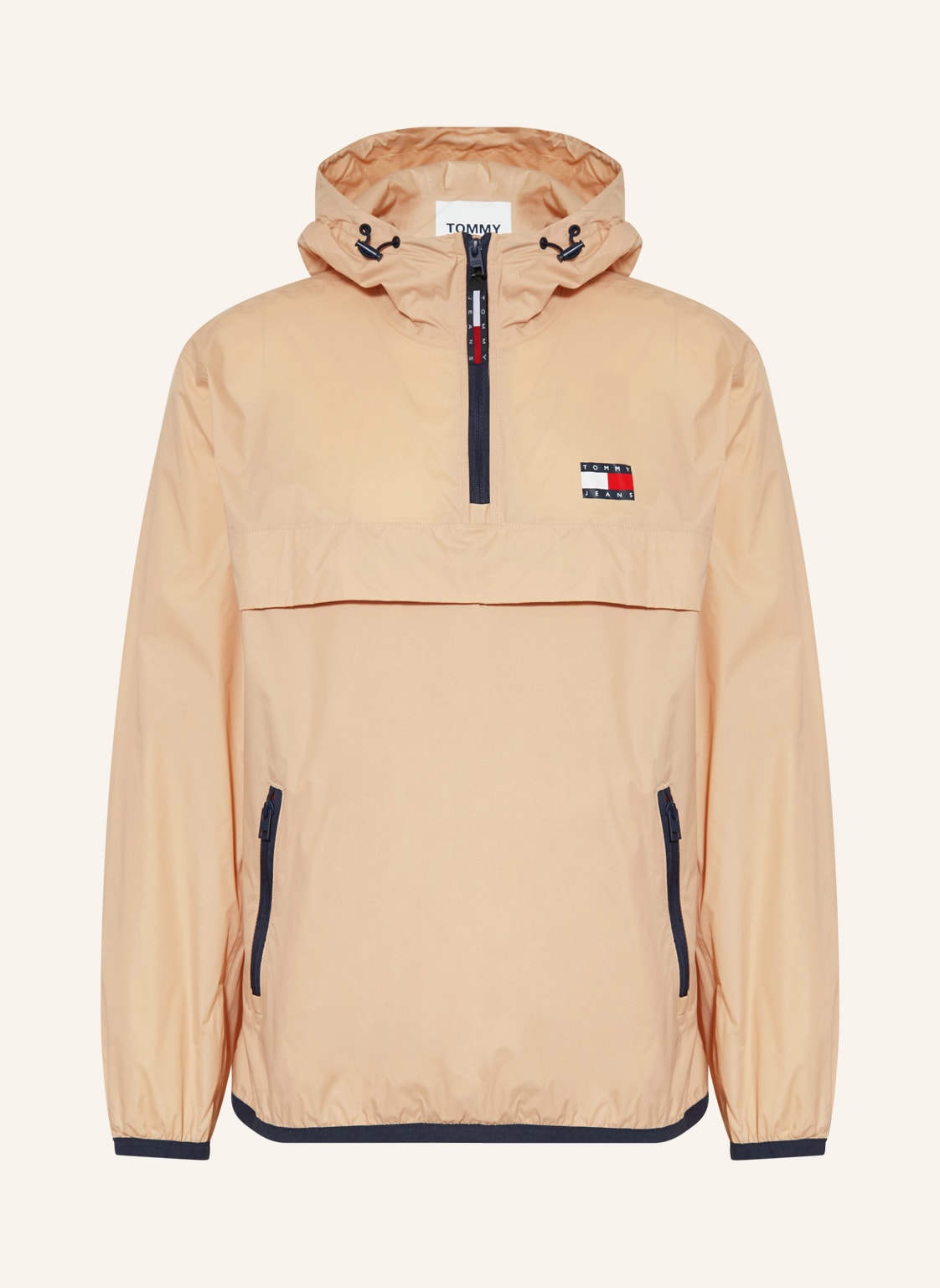 Tommy Jeans Schlupfjacke beige von Tommy Jeans