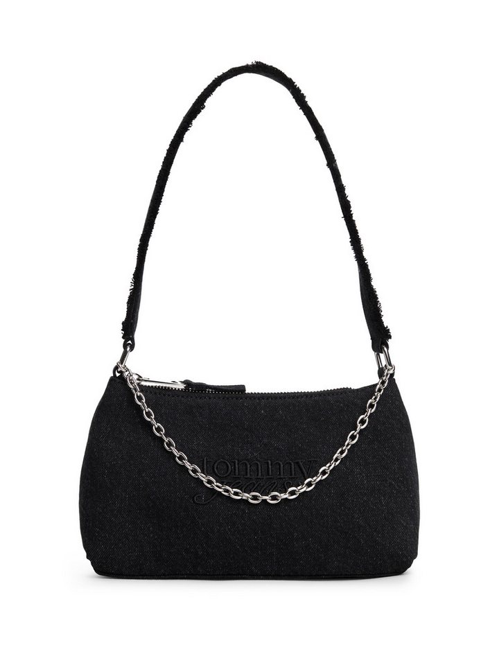 Tommy Jeans Schultertasche TJW COOL DENIM SHOULDER BAG, Damen Tragetasche, Minibag mit edler Logostickerei von Tommy Jeans