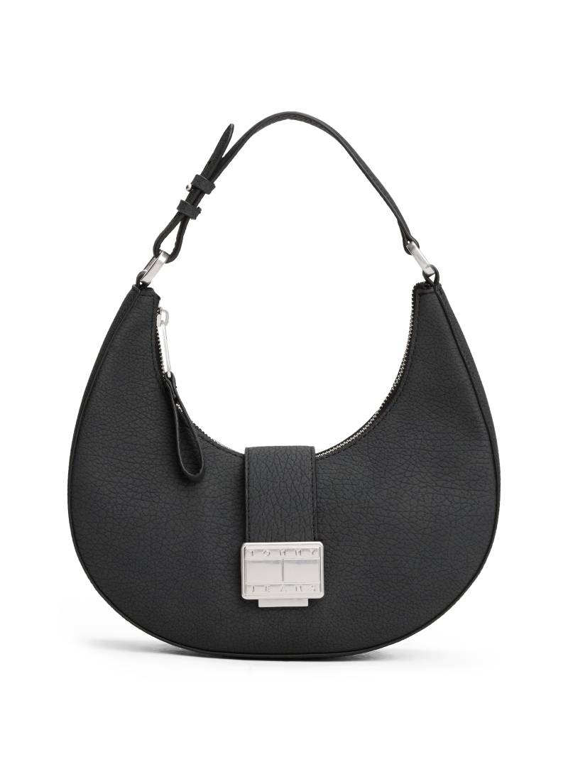 Tommy Jeans Schultertasche "TJW CRUSH SHOULDER BAG", Damen Hobo, Umhängetasche, Tragetasche mit Logo-Schmuckelement von Tommy Jeans