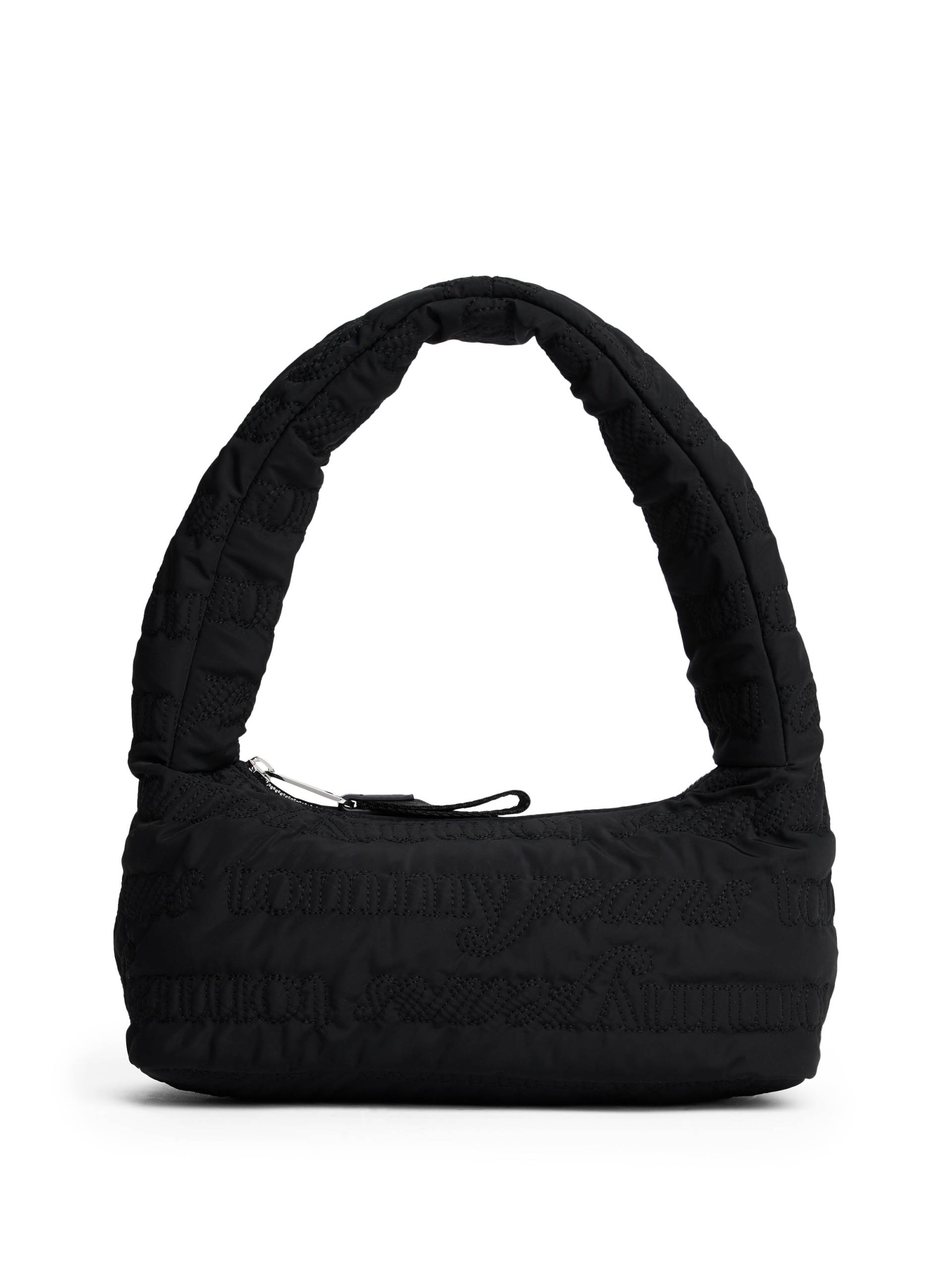 Tommy Jeans Schultertasche "TJW URBAN AOP SHOULDER BAG", Damen Hobobag, Umhängetasche mit auffälliger Logostickerei von Tommy Jeans