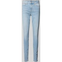 Tommy Jeans Skinny Fit Jeans im 5-Pocket-Design Modell 'NORA' in Hellblau, Größe 32/32 von Tommy Jeans