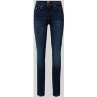Tommy Jeans Skinny Fit Jeans aus Baumwoll-Mix Modell 'SOPHIE' in Dunkelblau, Größe 30/32 von Tommy Jeans