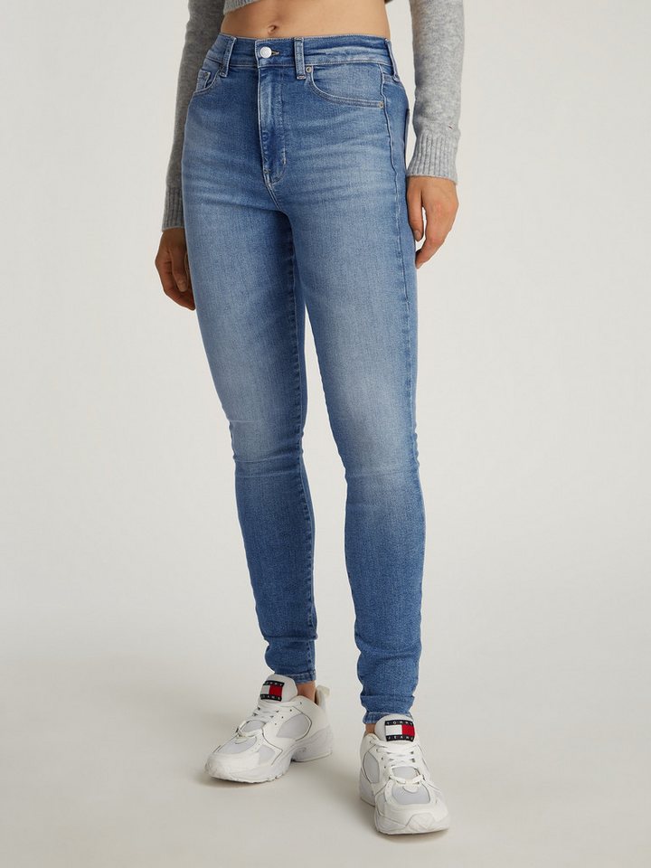 Tommy Jeans Skinny-fit-Jeans Sylvia High Rise Skinny mit Logo-Badge Tommy Jeans Skinny-fit-Jeans Sylvia High Rise Skinny mit Logo-Badge von Tommy Jeans
