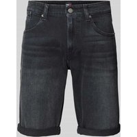 Tommy Jeans Slim Fit Jeansshorts im 5-Pocket-Design Modell 'RONNIE' in Black, Größe 30 von Tommy Jeans