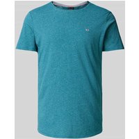 Tommy Jeans Slim Fit T-Shirt mit Rundhalsausschnitt in Petrol, Größe L von Tommy Jeans