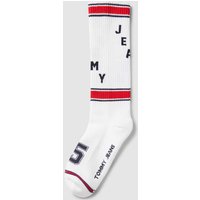 Tommy Jeans Socken mit Label-Details Modell 'VARSITY' in Weiss, Größe 39/42 von Tommy Jeans