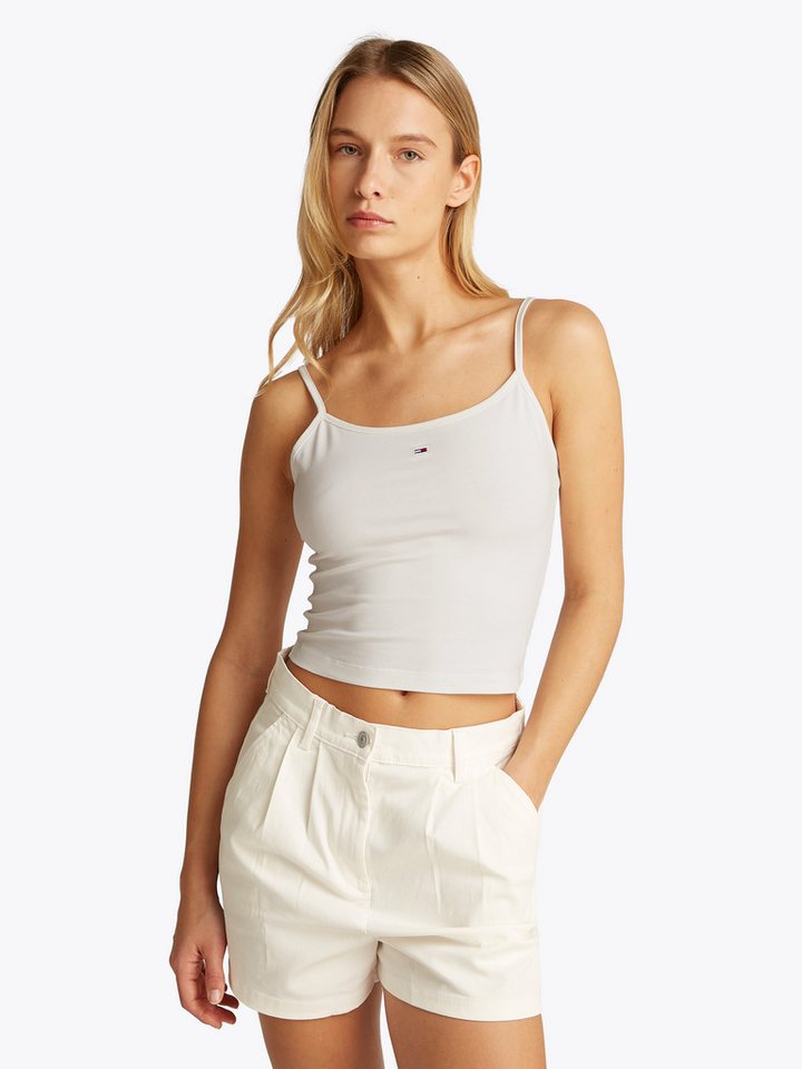 Tommy Jeans Spaghettitop TJW 2PACK ESSENTIAL STRAP TOP (Packung, 2er) mit Logo-Flag von Tommy Jeans