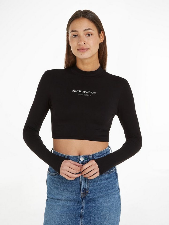 Tommy Jeans Stehkragenshirt TJW SLIM SP CRP ESS LOGO 1+ MOCK mit Logoschriftzug von Tommy Jeans