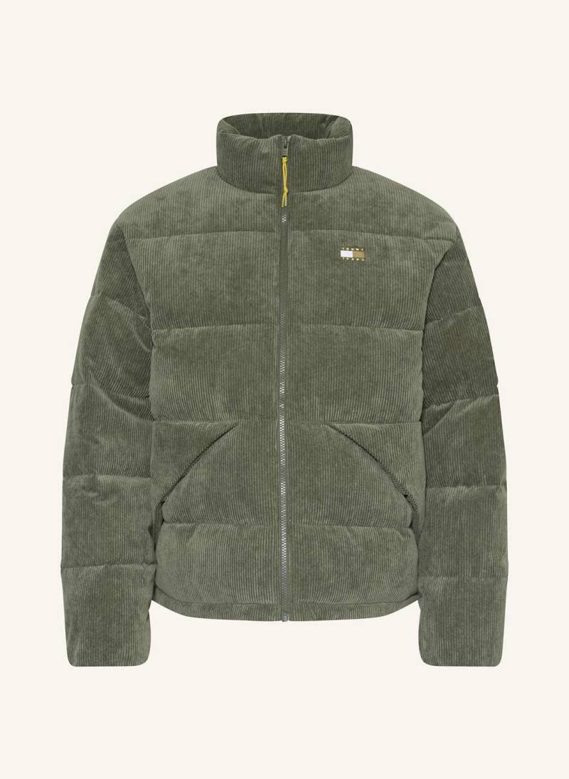 Tommy Jeans Steppjacke Aus Cord gruen von Tommy Jeans