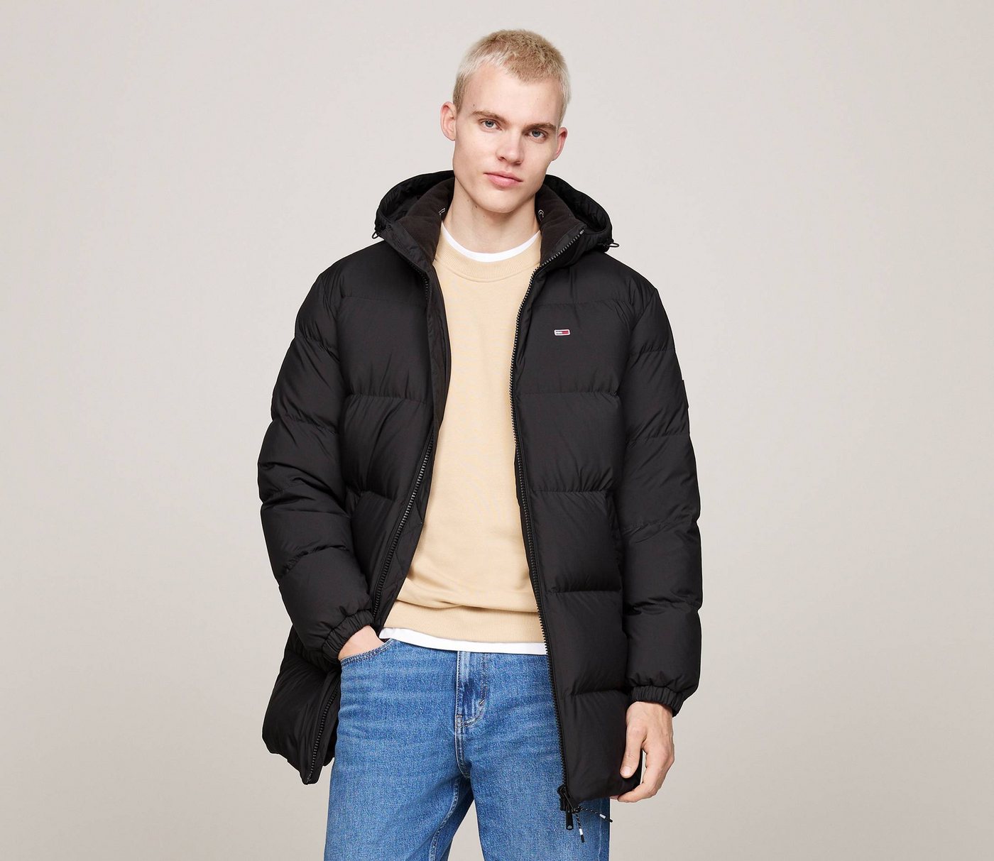 Tommy Jeans Steppjacke TJM ESSENTIAL DOWN PARKA Daunenjacke, Übergangsjacke mit Kapuze von Tommy Jeans
