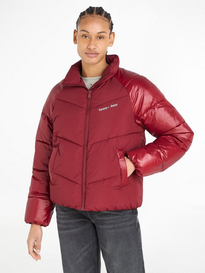 Tommy Jeans Steppjacke TJW TONAL BLOCKING PUFFER mit Tommy Jeans Markenlabel von Tommy Jeans