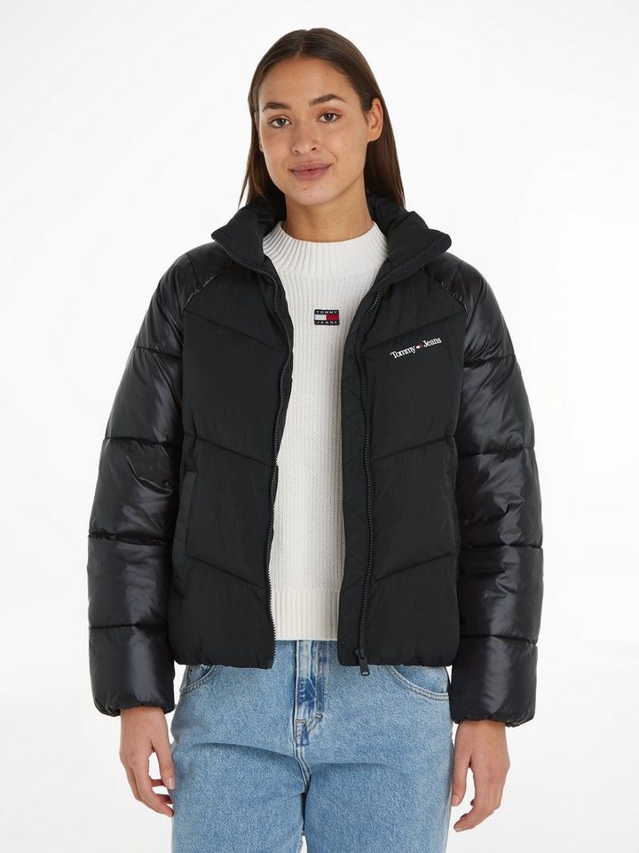 Tommy Jeans Steppjacke TJW TONAL BLOCKING PUFFER mit Tommy Jeans Markenlabel von Tommy Jeans